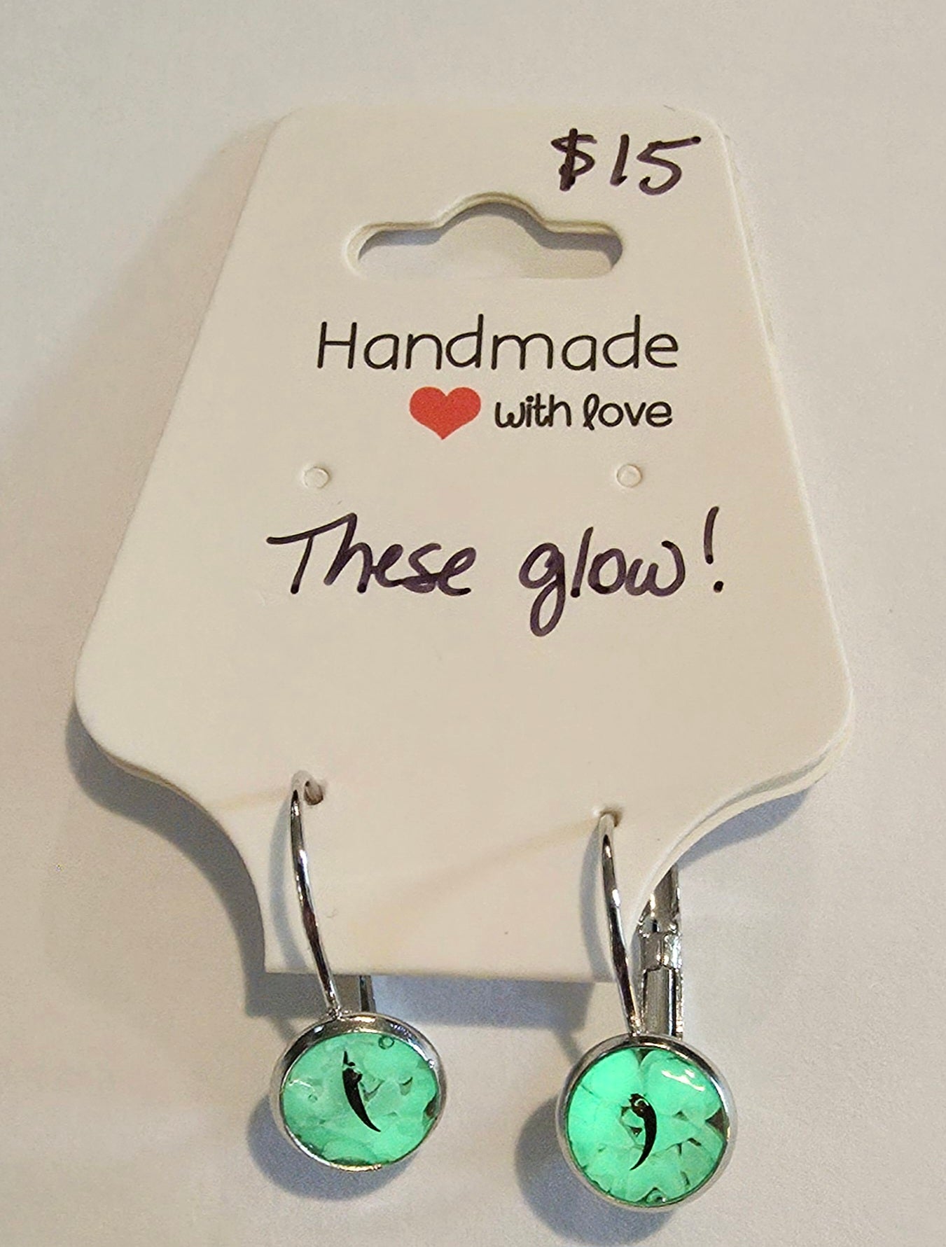 Leverback fang earrings - Stainless steel