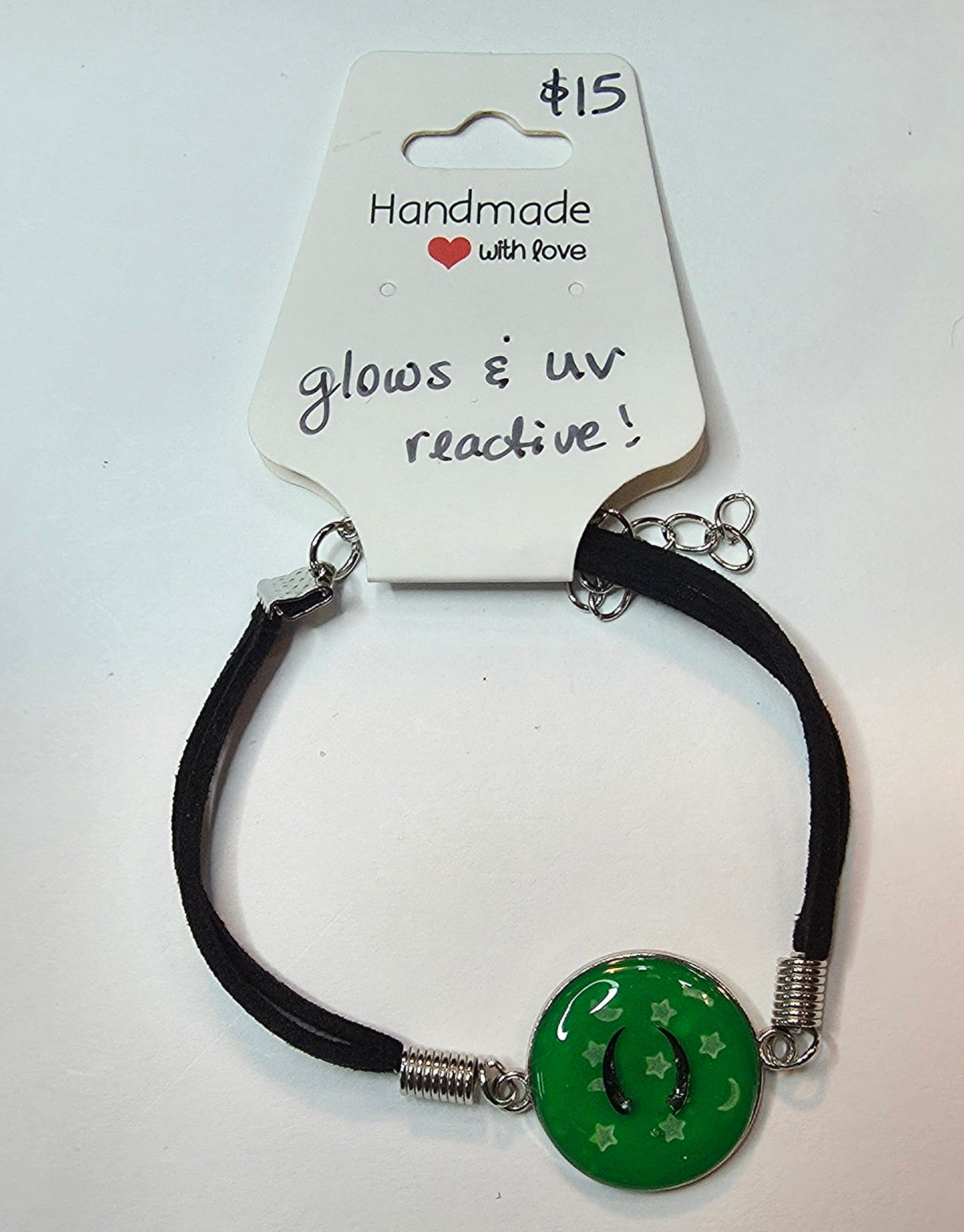 Bracelet (black suede band)