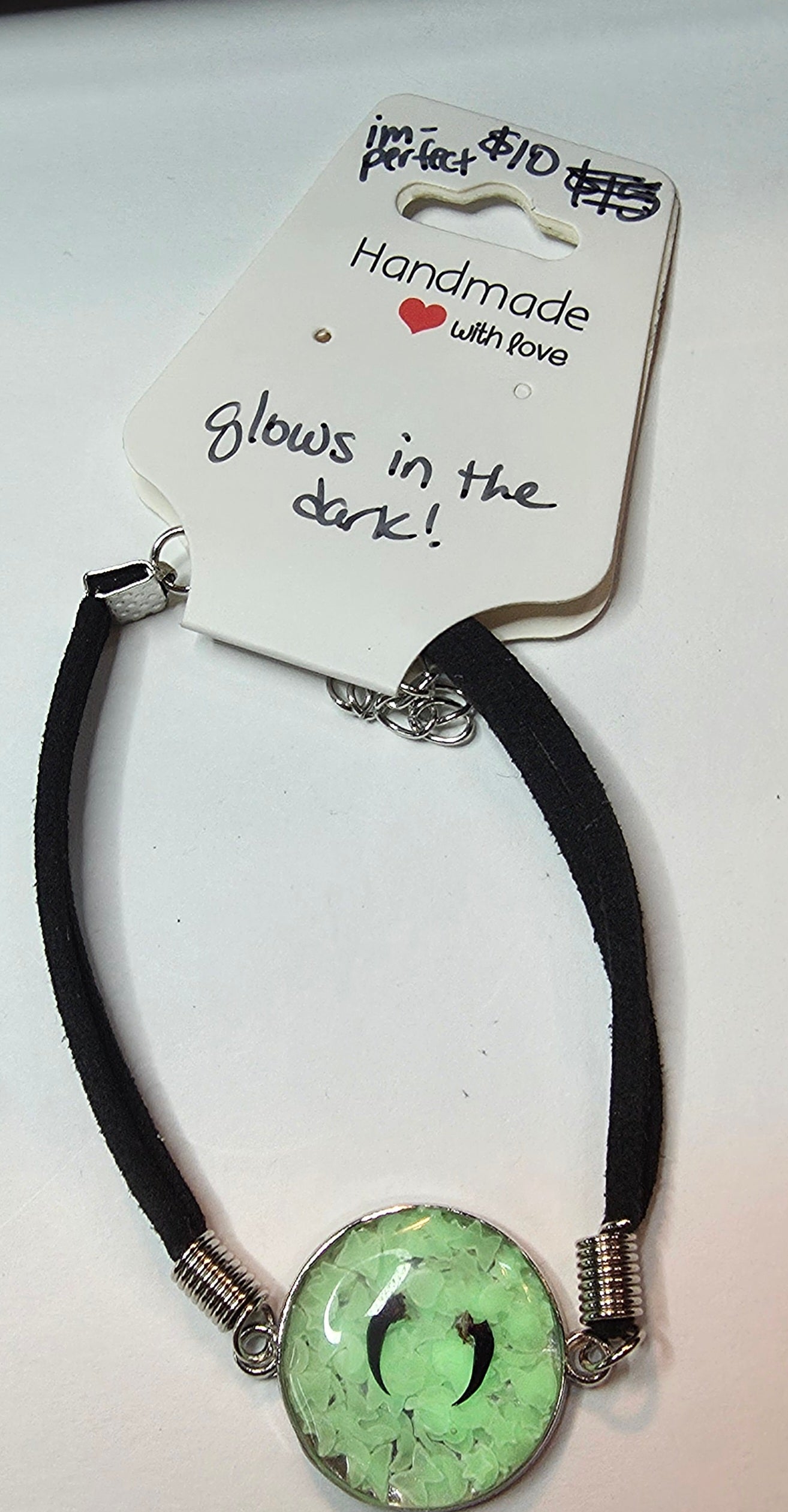 Bracelet (black suede band)
