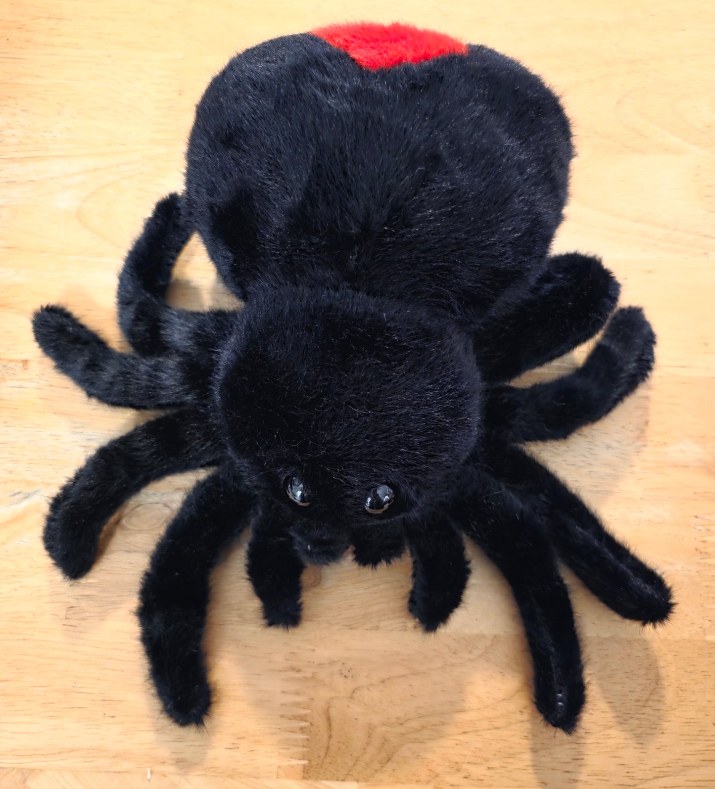 Plush black widow