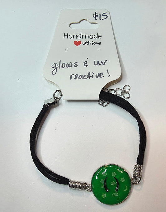 Bracelet (black suede band)