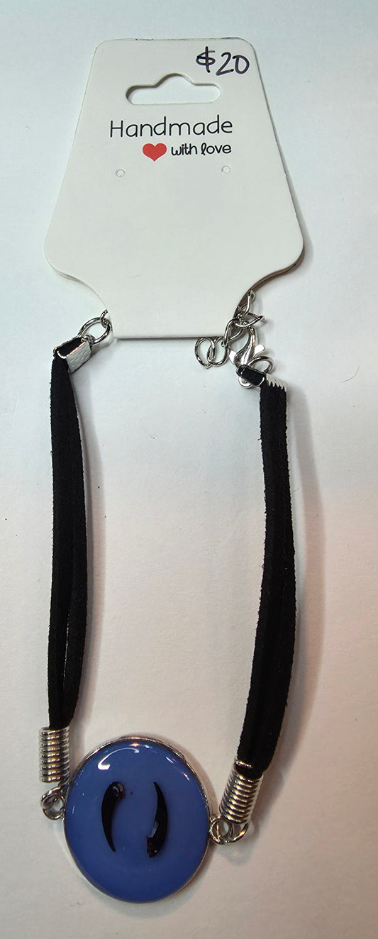 Bracelet (black suede band)