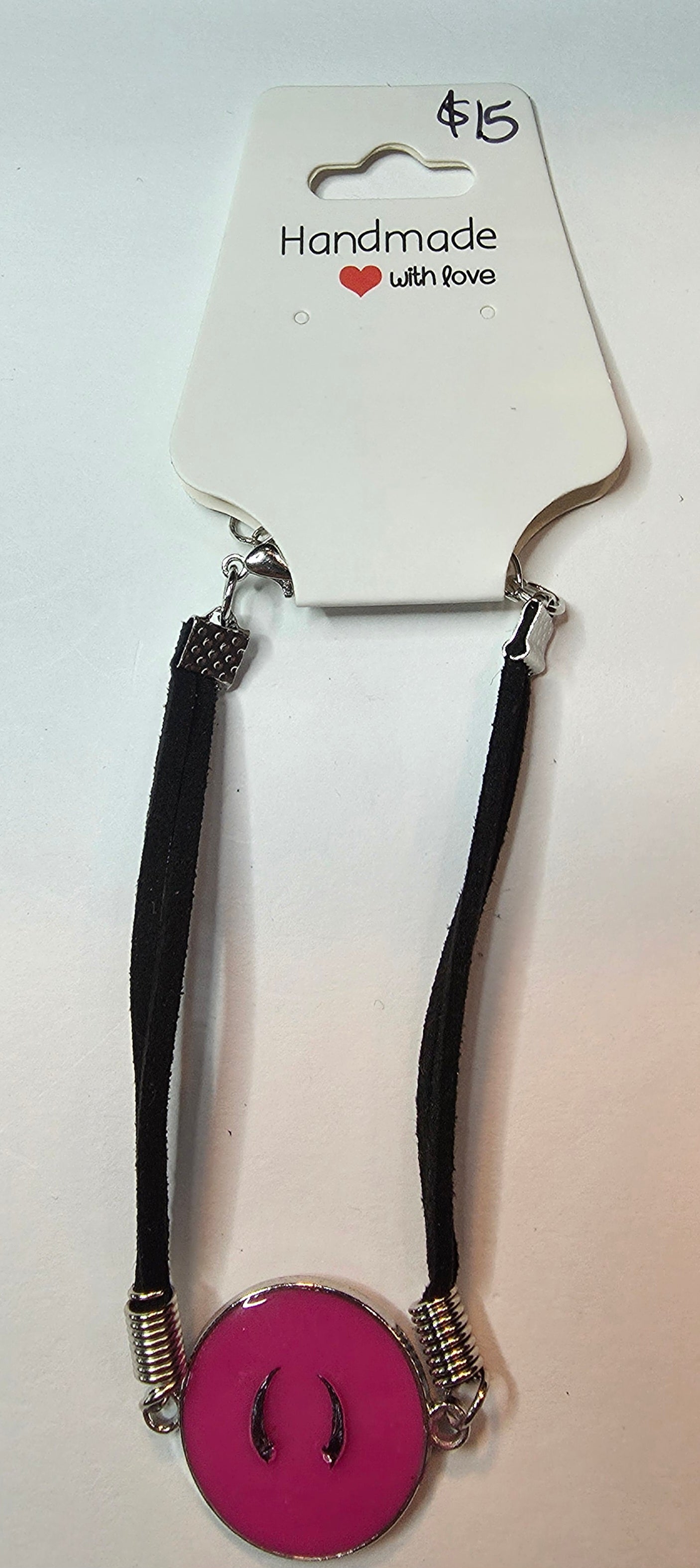 Bracelet (black suede band)