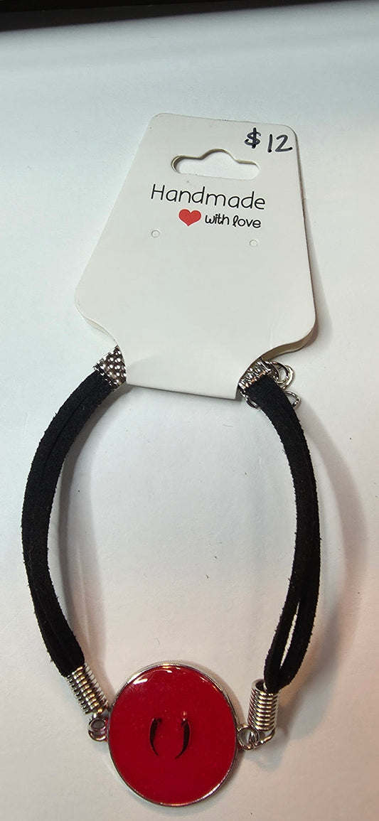 Bracelet (black suede band)