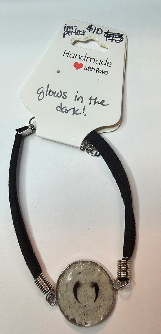 Bracelet  (black suede band)