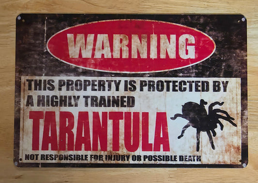 Metal sign - Warning