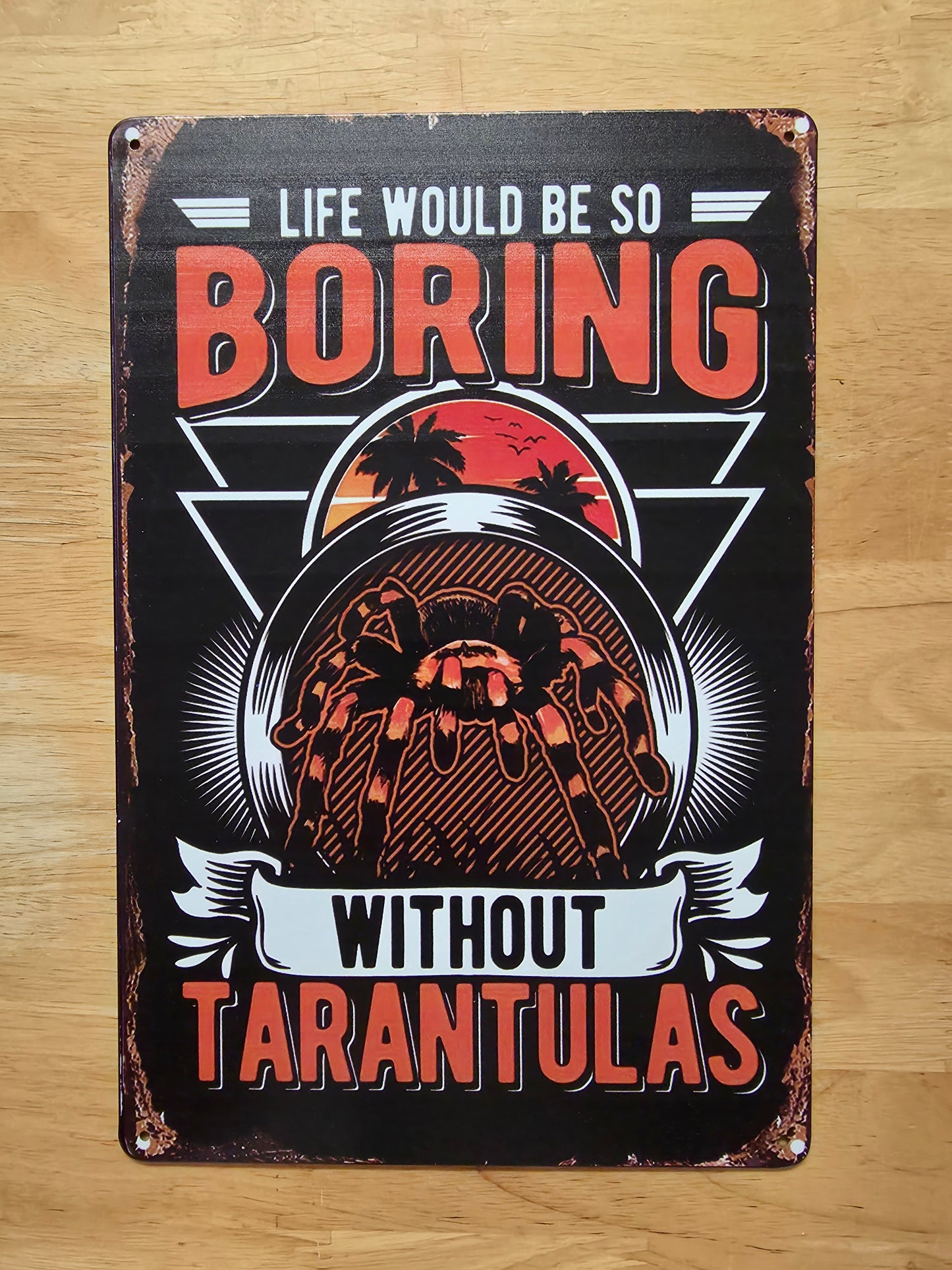 Metal sign - Boring life